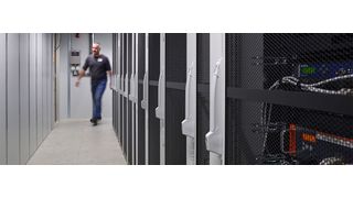 Als Highlight auf der CeBIT 2017 zeigt Rittal einen 40-Fuß großen Container, genannt „Rimatrix Balanced Cloud Center“ (BCC). (Rittal)