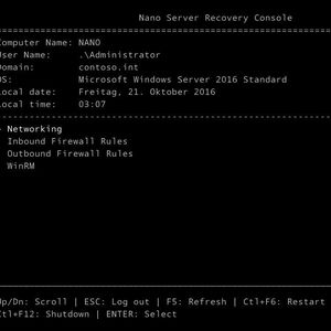 Nano-Server lassen sich auch als Hyper-V-Host nutzen.