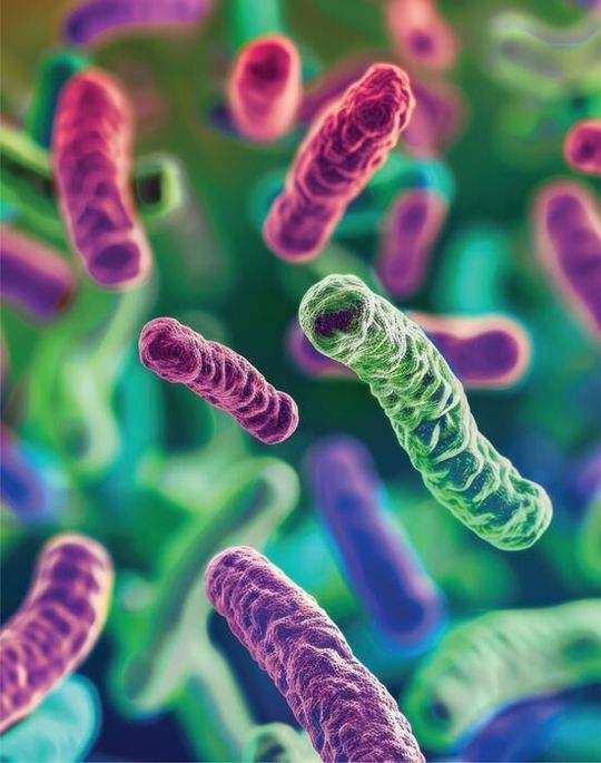 Electron microscope image of bacteria from an infant’s gut(Source:  Liat Shenhav/ NYU Langone Health)