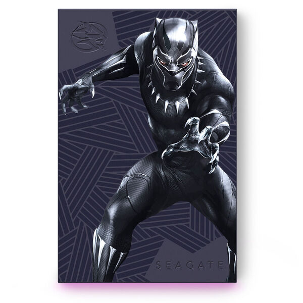 Von Wakanda auf eine externe Festplatte: T’Challa wird im Marvel-Universum zum Black Panther. (Bild: Seagate)