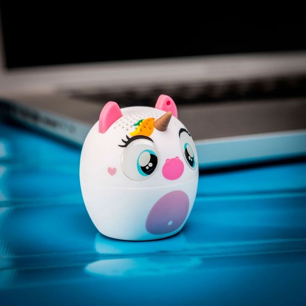 Für 24,95 Euro bietet Radbag.de den passenden Einhorn-Bluetooth-Lautsprecher an.  (Radbag)