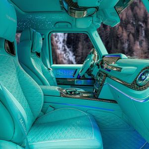 Das Türkis setzt einen besonderen Akzent.(Bild:  Mansory)