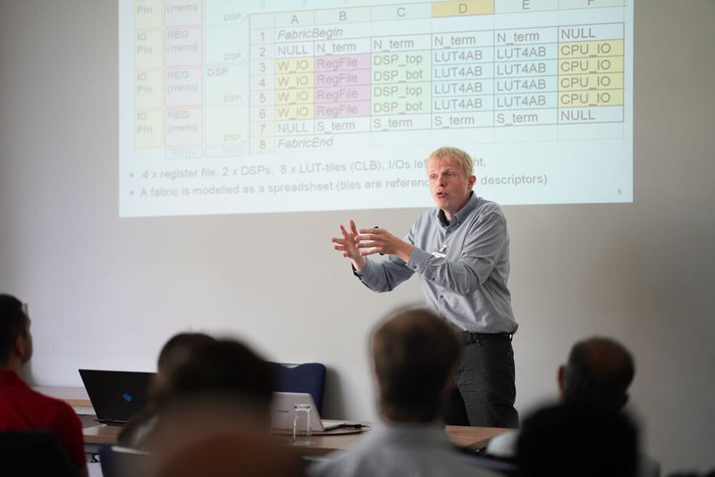 FPGA Conference Europe 2022: Über 70 Sprecher, 100 Vorträge und über 250 Teilnehmer – nach zwei Jahren mit Corona-bedingten Digitalkonferenzen fand die dreitägige FPGA Conference vom 5. bis 7. Juli 2022 endlich wieder als Präsenzveranstaltung statt. Besondere Highlights waren die spannende Keynote von Nick Ni von AMD/Xilinx, die interessante Couchtalk-Expertenrunde, der traditionelle BBQ-Grillabend sowie die vielen glücklichen Gewinner der Verlosungsaktionen.  (Bild: Nadine Stegemann)