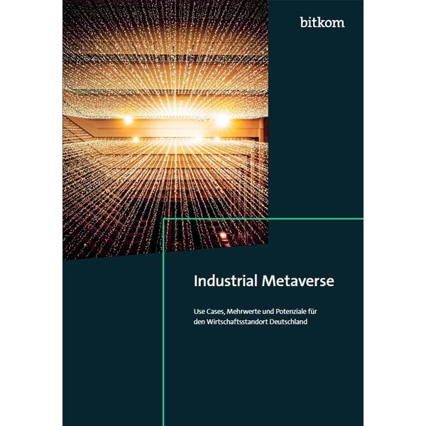 Der kostenlose Bitkom-Leitfaden gibt einen Einblick in Hintergründe und Use Cases des Industrial Metaverse.