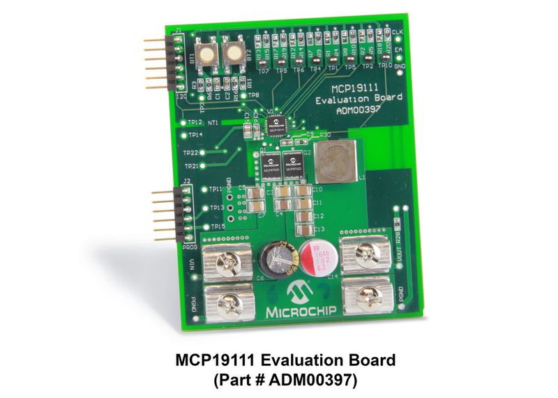 Bild 3: Eval-Board für den MCP19111 (Bild: Microchip)