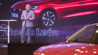 Seat-Beschaffungsvorstand Alfonso Sancha hat die spanischen Zulieferer bei einer virtuellen Zusammenkunft über die künftige Unternehmensstrategie informiert. (Bild: Auto-Medienportal.Net/Seat)