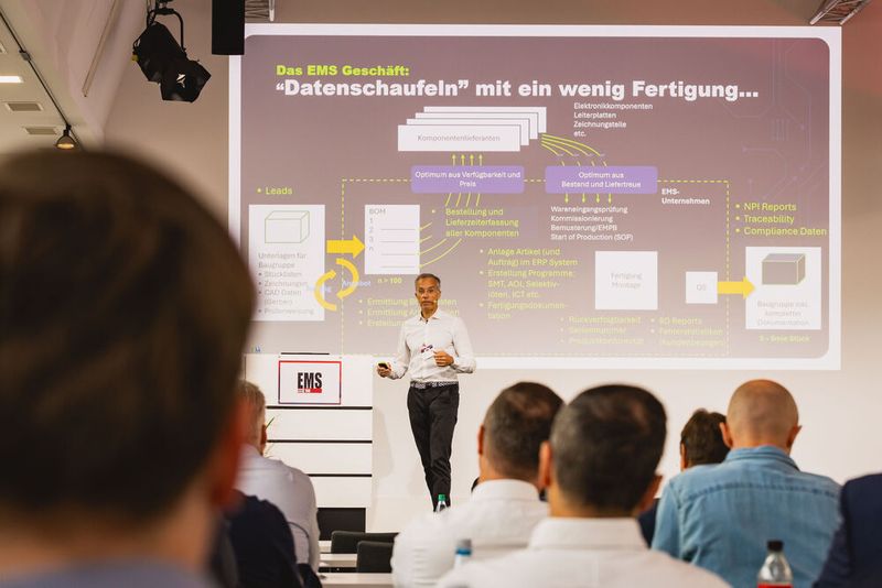 Impressionen vom 24. Würzburger EMS-Tag: Im Mittelpunkt standen aktuelle Branchenthemen, praxisnahe Impulse und insbesondere der persönliche Austausch innerhalb der EMS-Community. (Bild: Stefan Bausewein)