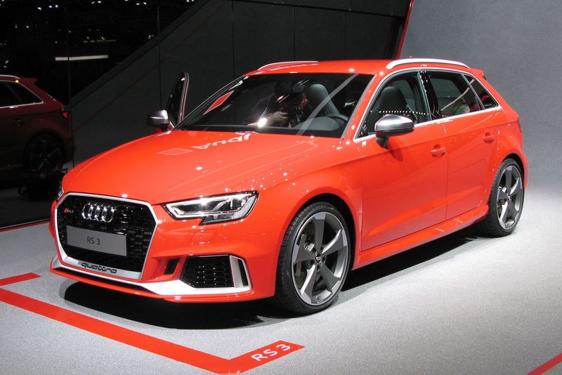 An neuen Serienmodellen zeigt Audi in Genf den RS3 Sportback ... (Seyerlein/»kfz-betrieb«)