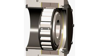 Die High-Speed Rücklaufsperren FXRW und FXRU von Ringspann sind mit hochbelastbaren Carbon-Reibbelägen ausgestattet, die sich durch hohe Flächenpressungen auszeichnen und trotz kompakter Dimensionen extreme Rutschdrehmomente von bis zu 140.000 Nm möglich machen sollen.  (Ringspann)