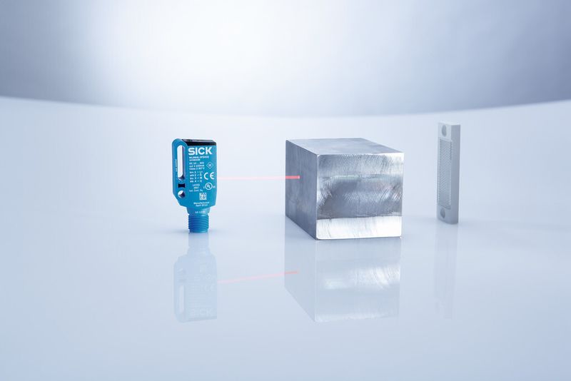 Die neueste Laser- sowie die Hochvolt-ASIC-Technologie der W9L-3 gewährleisten höchste Reichweiten und Funktionsreserven sowie eine extreme Störsicherheit gegen opti-sche Einflüsse, z. B. depolarisierende Oberflächen, metallische Reflexionen oder LED-Beleuchtungen. (Bild: Sick)