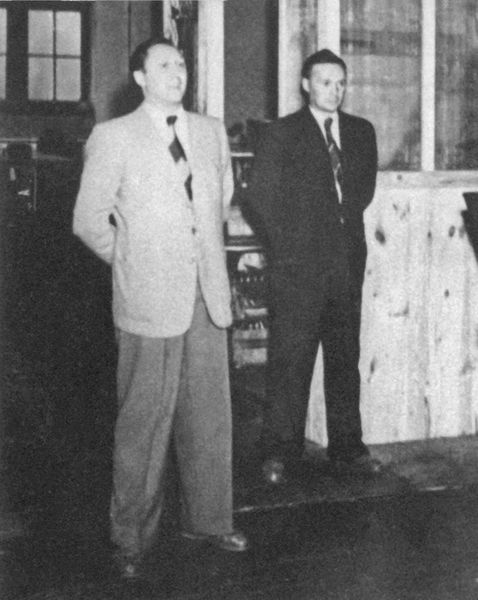Dr.-Ing. Georg Schaeffler (links) und Dr. Wilhelm Schaeffler. Die Brüder ergänzten sich in der Unternehmensführung. (Schaeffler)