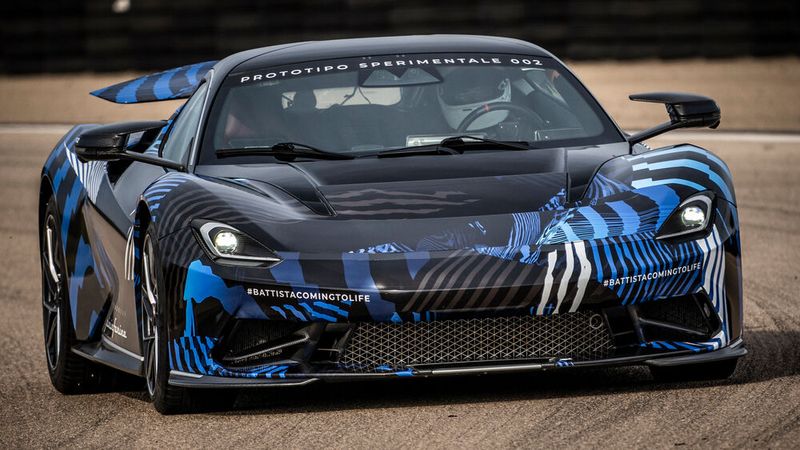 1.900 PS und 2.300 Nm machen den Pininfarina Battista  zum stärksten Auto, das je in Italien gebaut wurde. (Bild: Pininfarina)