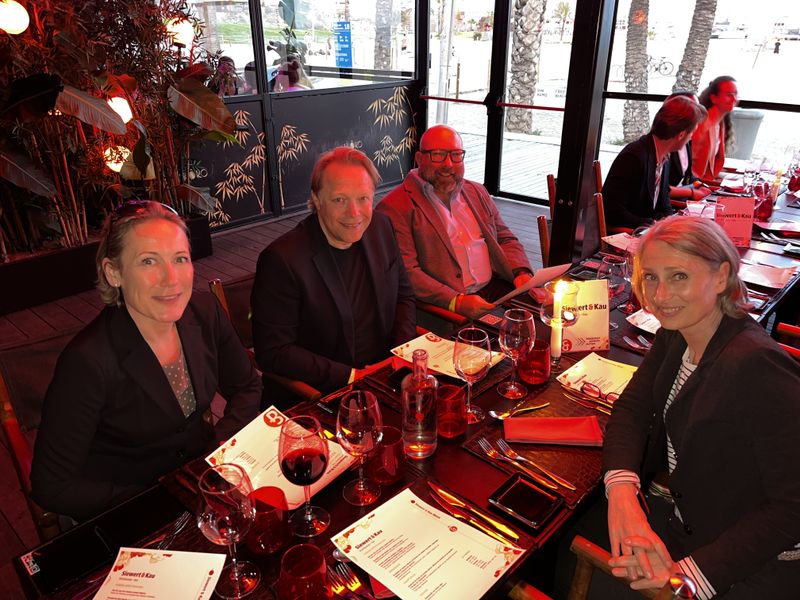 Kerstin Muller (DynaScan), Markus Müller (Sano Digital), Marcel Judaszko (MuSe Content) und Bettina Böscke (v. l., Lumosign). (IT-BUSINESS)