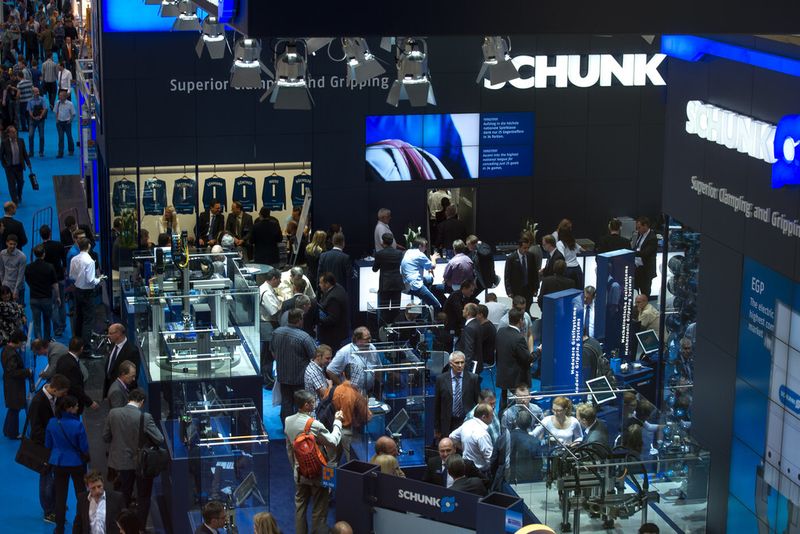 Rückblick: Impressionen von der Automatica 2012. (Bild: Messe München)