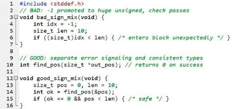 Bild 2. Eine Vorzeichenverwechslung macht aus -1 vier Milliarden Probleme.(Bild:  IAR Systems)