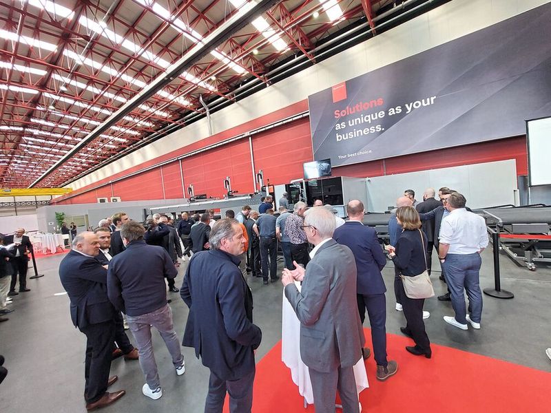 Impressionen der Launchveranstaltung der By Tube Star 330 von Bystronic am norditalienischen Unternehmensstandort in Cazzago San Martino. (Bild: VCG/Finus)