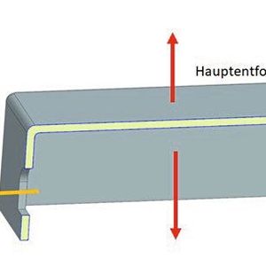 Die Hauptentformrichtung definiert, in welche Richtung sich das Werkzeug öffnet. (Bild:  Hintsteiner Group)