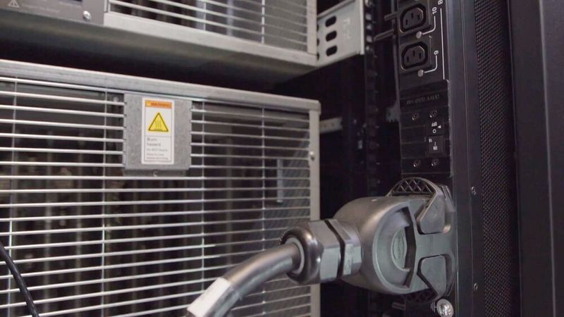 Hartings Steckverbinder bilden eine Alternative zu gängigen CEE-Steckverbindern – in erster Linie, weil sie kleiner, handlicher und effizienter sind. Deshalb stellen Betreiber großer Rechenzentren auf Harting-Steckverbinder um. (Bild: Harting)