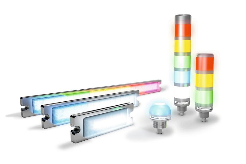 Di-soric bietet ein breites Sortiment robuster und leuchtstarker Signalleuchten mit sehr guter Rundum-Sichtbarkeit sowie mehrfarbige Signalbeleuchtungen mit und ohne IO-Link Schnittstelle. (Bild: Di-Soric)