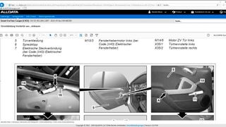 Die Informationen bei Alldata Repair entsprechen 1:1 denen der Fahrzeughersteller. (Bild: Alldata)