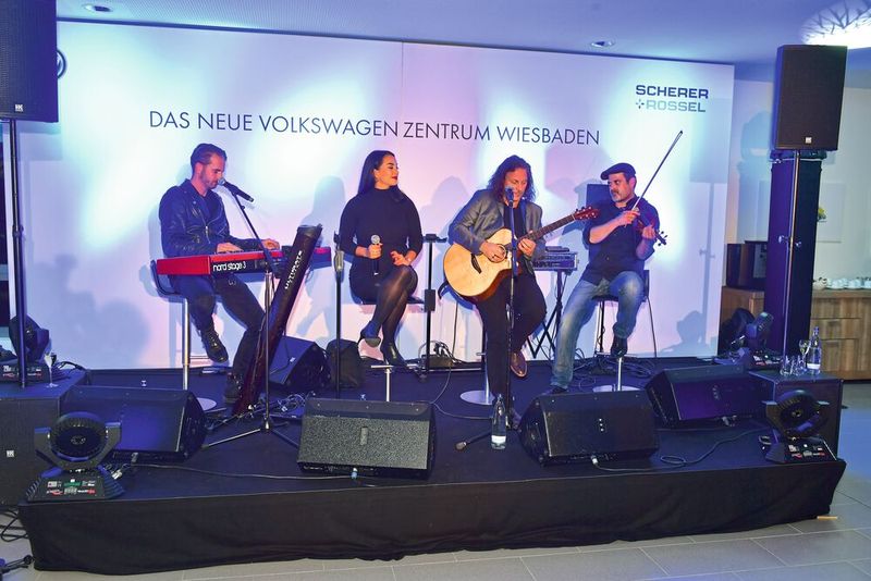 Da durfte die musikalische Untermalung nicht fehlen. (Bild: Seydel / Scherer-Gruppe)