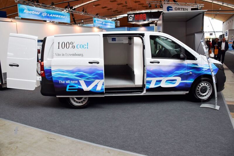 Cool und lautlos: Die Spezialisten von TBV bauen den E-Vito zum Kühltransporter um. (»kfz-betrieb» / Schweitzer)