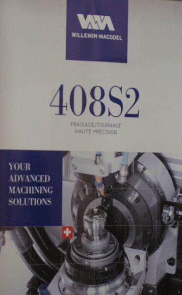 Simodec 2014: «Your advanced Machining Solutions», Willemin Macodel avec la 408 S2. (Image: MSM / JR Gonthier)
