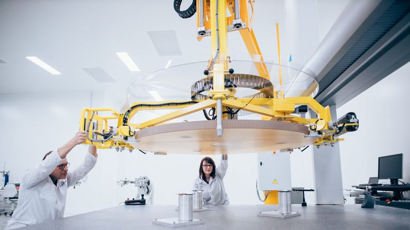 A new "Factory 4.0" to make primary mirror segments for the Extremely Large Telescope.(Source:  Safran Group)