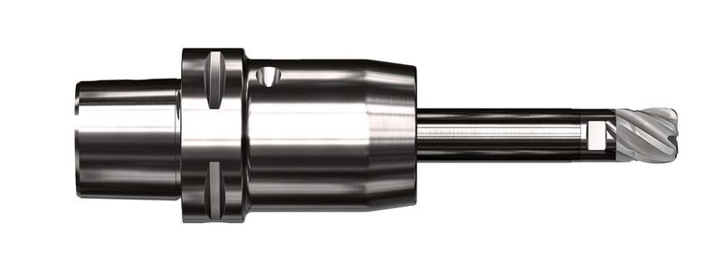 Der «Coromill 316» mit gelötetem Keramik-Wechselkopf ist ideal für schwer zugängliche Bereiche oder wenn die Flexibilität des Wechselkopfsystems genutzt werden soll. (Bild: Sandvik)