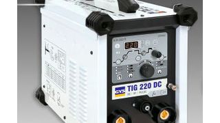 Gute Schweißeigenschaften, robuste Konstruktion, leicht im Gewicht und einfach zu bedienen:  der Schweißinverter TIG 220 DC HF. (GYS)