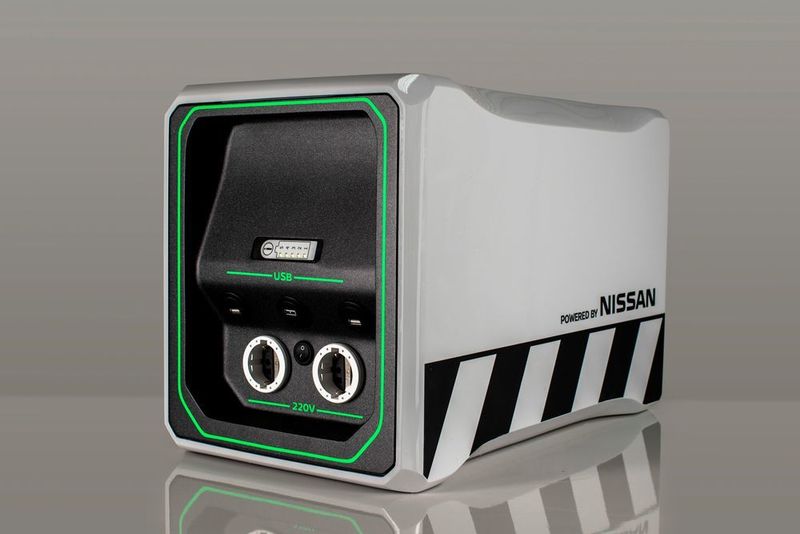 Die 2-kW-Batteriepakete des Enguard nutzen die gleichen Akkuzellen wie der Nissan Leaf für seine Antriebsbatterie. (Nissan)