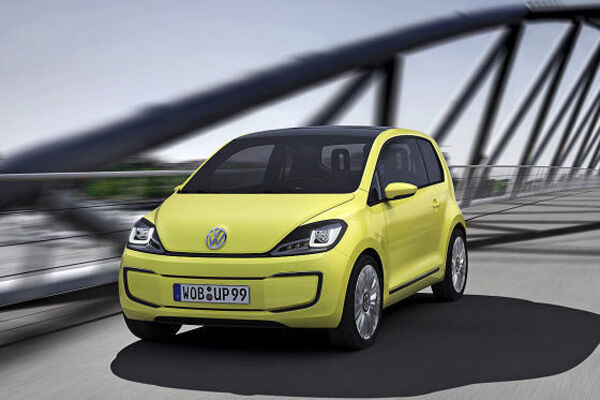 Der Elektro-Up mit 60 kW und 210 Nm Drehmoment war das erste reine Elektroauto von Volkswagen. Zurück zum Artikel (Bild: Volkswagen)