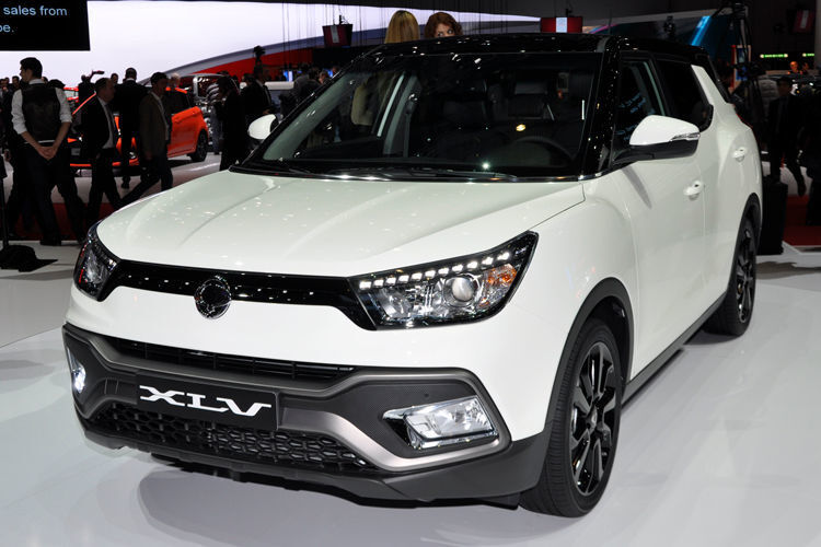 Mit der Studie XLV geben die Koreaner außerdem einen Ausblick auf ein größeres Modell als den Serien-SUV Tivoli. (Seyerlein)