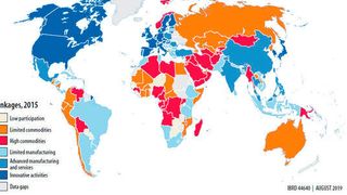 Überblick über globale Wertschöpfungsketten (World Bank (Hrsg.) (2020): World Development Report 2020, Washington D.C., S. 21)