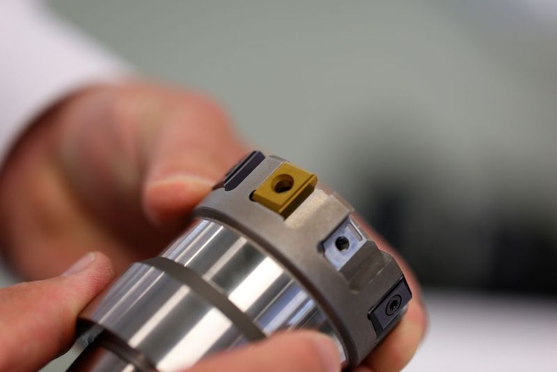 Bei den moderen Reibköpfe können die Schneiden einzeln getauscht werden. Präzision bleibt gegeben.  (Matthias Böhm)