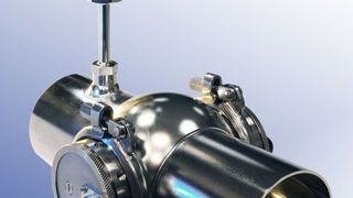 Die Hygiene-Inline-Messzelle mit integrierter Temperaturerfassung wird unter anderem von der Nahrungsmittelindustrie eingesetzt, um durch regelmäßige Kontrollen die hohen Standards der Lebensmittel-Hygieneverordnung zu erfüllen. (Bild: Promtec)