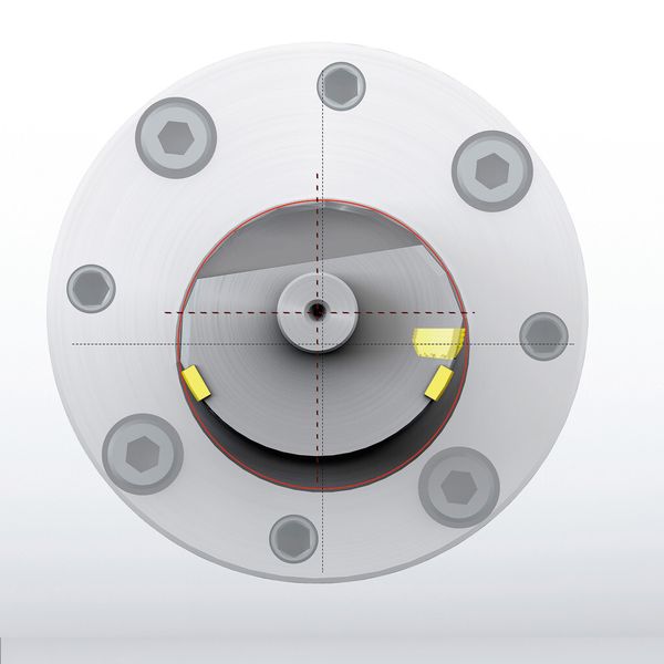 Aufgrund seiner speziellen Geometrie kann die Kennametal-Reihenbohrstange asymmetrisch in unbearbeitete Bohrungen eingeführt werden. (Bild:Kennametal)