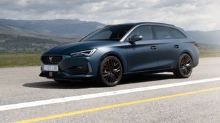 Den Cupra Leon Sportstourer gibt es mit Zwei-Liter-Dieselmotor. (Bild: Arnaud Taquet/Seat)
