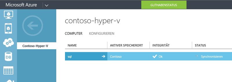 Abb. 10: Geschützte VMs sind in Azure zu sehen. (Bild: Microsoft)