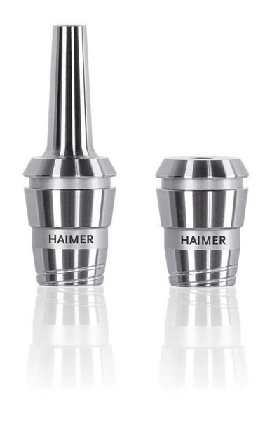Haimer-Schrumpfspannzangen vom Typ ER 16 und ER 25 eignen sich insbesondere für den Einsatz in Werkzeugrevolvern. So lassen sich auch auf Drehmaschinen die Vorteile der Schrumpftechnik wie hohe Rundlaufgenauigkeit und Haltekraft nutzen. (Haimer)