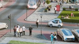 Kommunen und Autohersteller arbeiten im Projekt „Plattform Urbane Mobilität“ künftig gemeinsam an Konzepten einer intelligenten Mobilität. (Bosch)