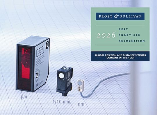 Baumer wurde von Frost & Sullivan als «Global Company of the Year 2026» ausgezeichnet.(Bild:  Baumer)