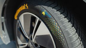 The "ZEvRA" concept tire consists of approximately 43 percent recycled materials. (Source: Continental)