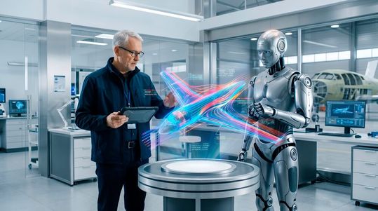 Industrial AI macht Produktdaten zur regulierten Logistikinfrastruktur. Das verändert die Rolle der Intralogistik.(Bild: ©  FutureShift_Studio - stock.adobe.com)