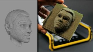 Eine CNC Fräse aus Lego-Bausteinen erstellt 3D-Objekte im Handumdrehen. (Quelle: Arthur Sacek for Zoom Education/Screenshot Youtube)