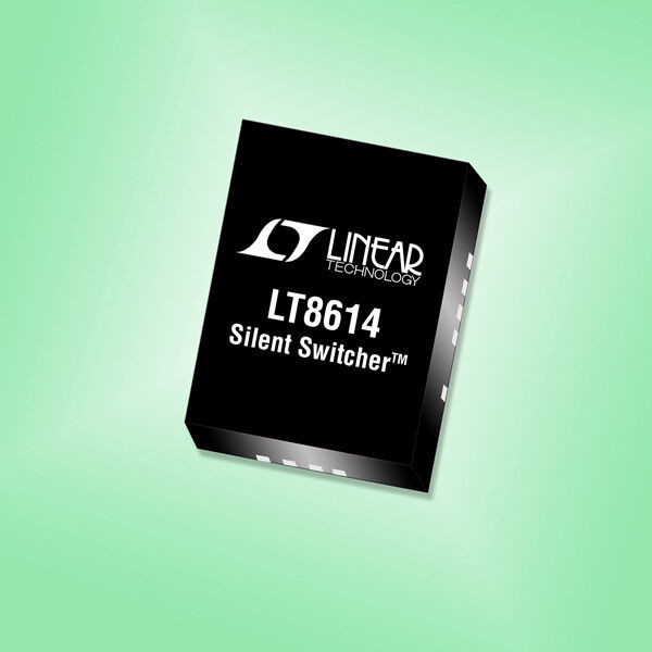 Der 4 A/42 VIN-Synchron-Abwärts-Schaltregler LT8614 gibt sich mit 2,5 µA Ruhestrom zufrieden (Bild: Linear Technology)