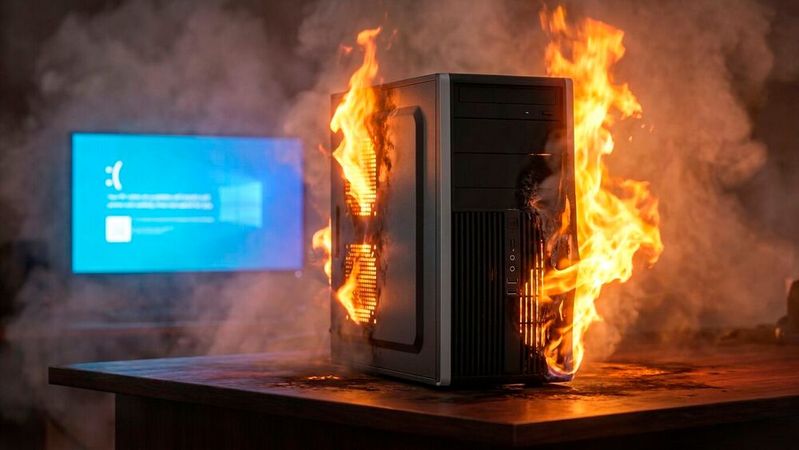 Unkontrollierte Ausfallzeiten zerstören die Betriebskontinuität nachhaltiger als jeder Cyberangriff. Unternehmens-PCs sind dabei weltweit bis zu 76 Tage im Jahr ungeschützt.(Bild:  Gemini / KI-generiert)
