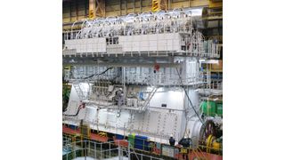 Der für zwei verschiedene Leistungsbereiche optimierte W-X92-Motor hat die Werksabnahme bestanden. (Bild: WinGD)