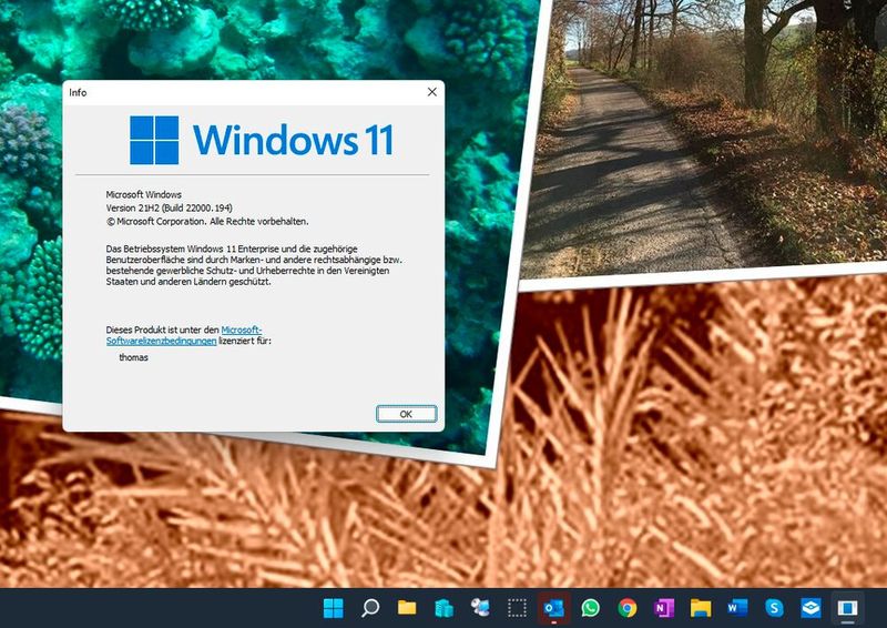 Nach der erfolgreichen Installation steht Windows 11 zur Verfügung. (Bild: Joos / Microsoft)