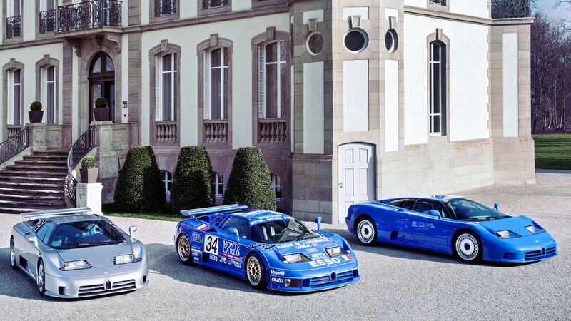 Mit dem Hypersportler EB 110 feierte Bugatti, nun als italienischer Hersteller, ein kurzzeitiges Revival in den 1990er-Jahren. (Bugatti)